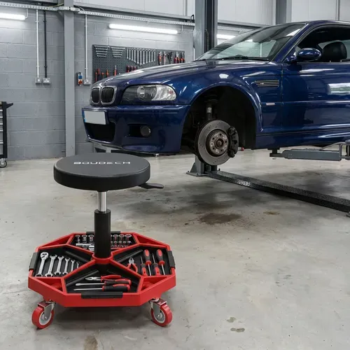 Mekatronix - Tabouret, Capacité 150 Kg, Hauteur Réglable Et Pivotant