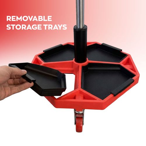 Mekatronix - Tabouret, Capacité 150 Kg, Hauteur Réglable Et Pivotant