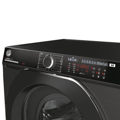 Lave-linge Frontal 9kg  1400tr/min Moteur Induction 60 cm, Hoovhwp49ambcr