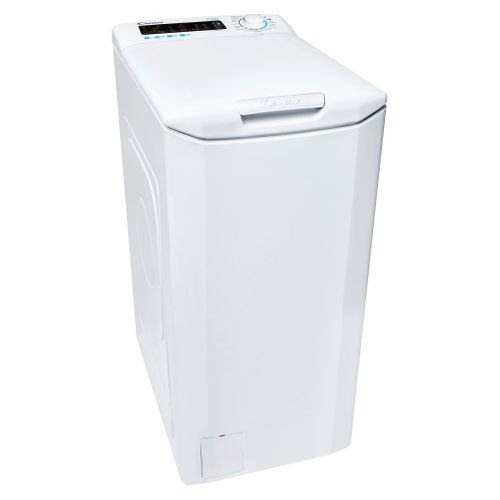 Lave-linge top CANDY CSTG27TMVE/1-47 7kg Blanc vue 3/4