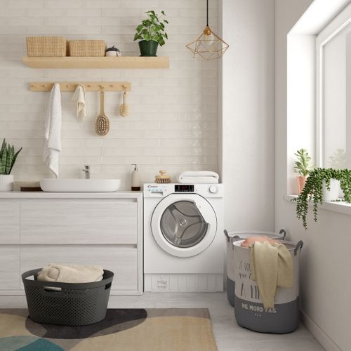 Lave-linge séchant intégrable CANDY CBD 485D1E/1