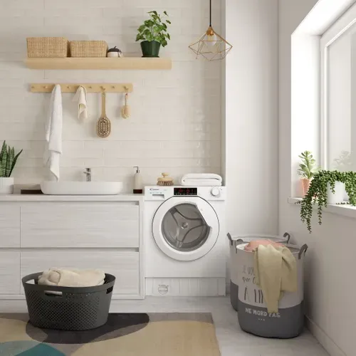 Lave-linge intégrable CANDY CBW 48TWME-S 8kg Blanc