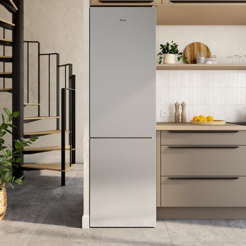 Réfrigérateur Combiné 60cm 378l Froid Ventilé Silver - Cce3t620fs
