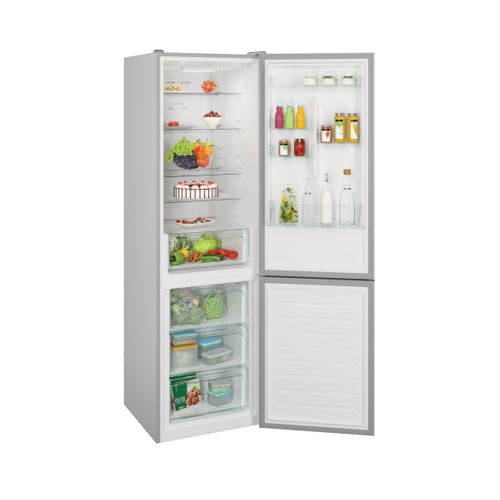 Réfrigérateur Combiné 60cm 378l Froid Ventilé Silver - Cce3t620fs