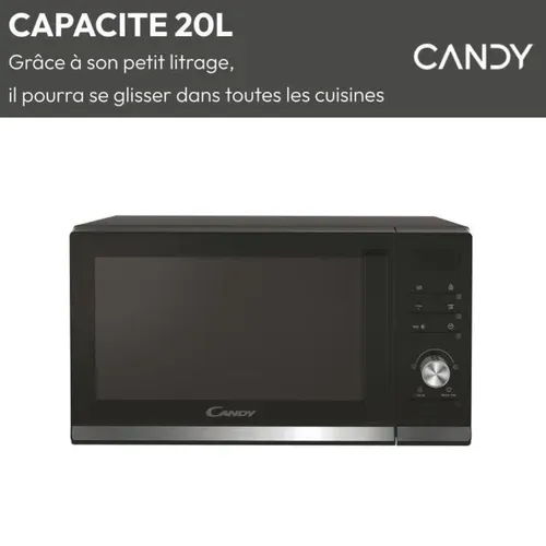 Micro-ondes Gril  Moderna Cmga20tndb 700w 20l Digital Noir - Fonction Décongélation - 11 Niveaux De