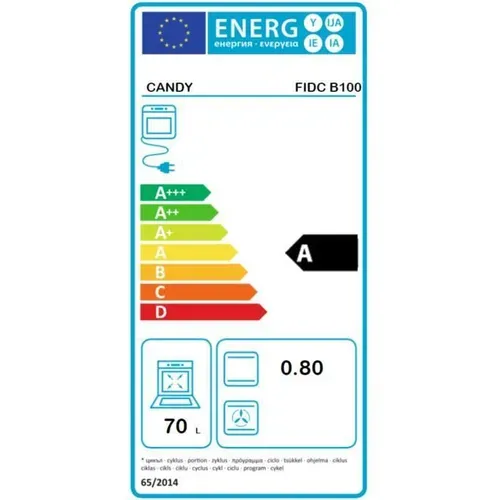Four Encastrable - Convection Naturelle Fidc B100 - Blanc - 70l - 60 Cm - Classe A
