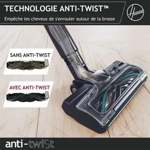 Aspirateur Balai Sans Fil - Hoover Hf410h - 190 W - Autonomie : 30 Min - 0,7 L