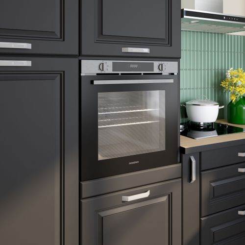 Four Encastrable Pyrolyse Chaleur Pulsée - Noir - Porte Froide - 75 L - Rfc3op5579in