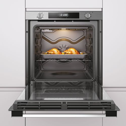 Four Encastrable Pyrolyse Chaleur Pulsée - Noir - Porte Froide - 75 L - Rfc3op5579in