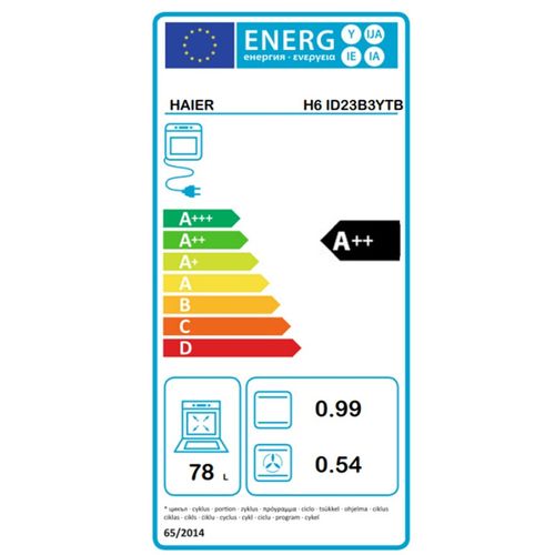 Four encastrable Multifonctions 78l Pyrolyse -  H6 Id23b3ytb