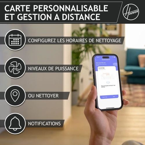 Robot Aspirateur Dry - Hg410d - 4000 Pa - Autonomie : 120 Min - 65 dBa