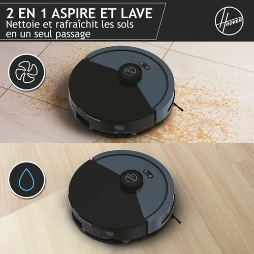 Hg430h Hydro Robot Aspirateur Laveur - Puissant 4000pa - Tous Sols - Navigation Laser