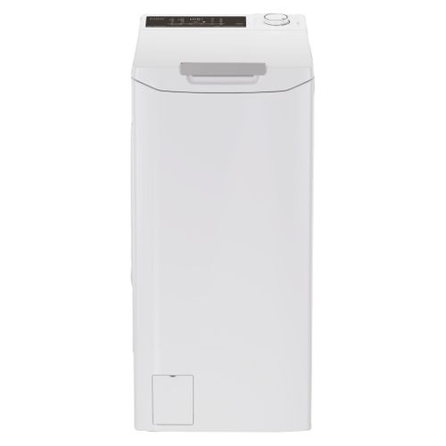 Lave-linge top CANDY TCAS284TM4-S 8kg Blanc vue de face