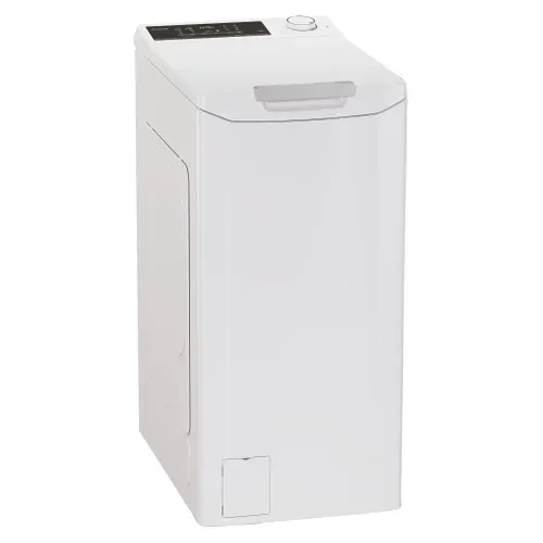 Lave-linge top CANDY TCAS284TM4-S 8kg Blanc vue 3/4