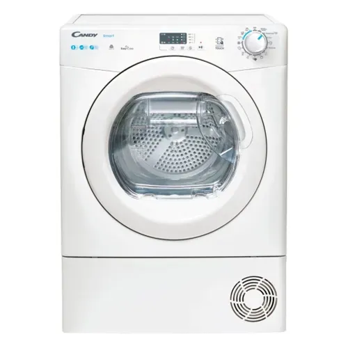 Sèche-linge hublot CANDY CSE H8ELE-S 8kg vue de face