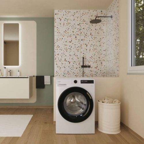 Lave linge hublot CANDY BR 412BL8-S 12 kg Blanc