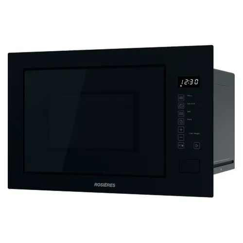 Micro-ondes Encastrable Noir 28 L, 850 W Avec Grill 1200 W