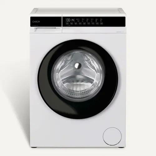 Lave-linge hublot CANDY EY 48SB8-S 8kg Blanc vue de face