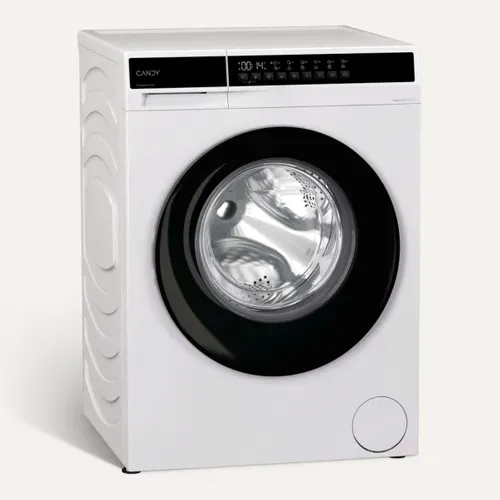 Lave-linge hublot CANDY EY 48SB8-S 8kg Blanc vue 3/4