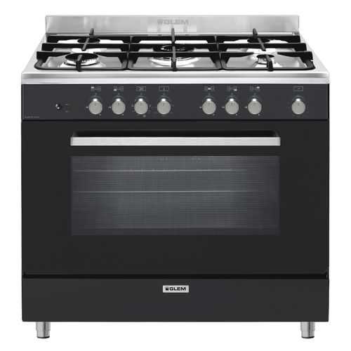 Piano de cuisson GLEM GEB96CBK 5 foyers gaz