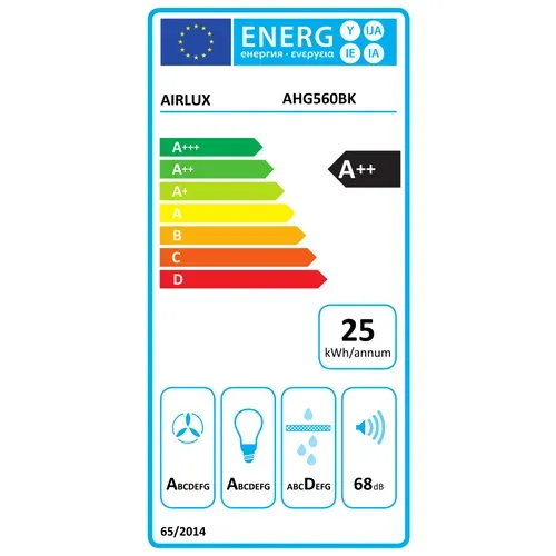 Groupe Filtrant 52cm 553m³/h Noir Ahg560bk