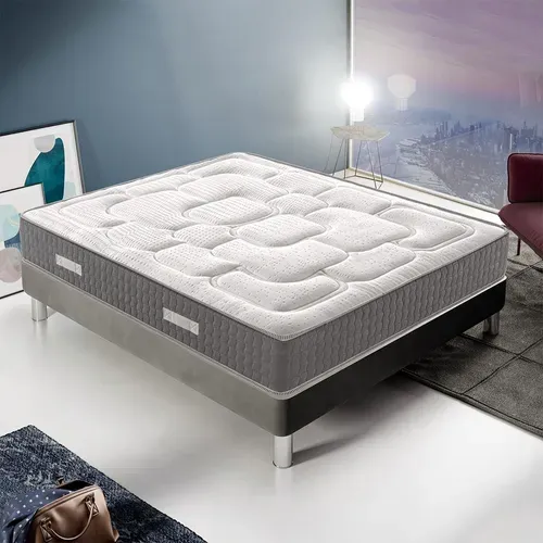 Matelas Mousse 160x200 - Accueil Mémoire De Forme – Épaisseur 20 Cm – Luxury - Haute Densité