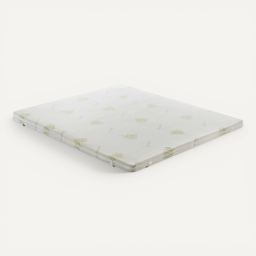 Surmatelas Mousse 200x200 - 5 Cm Mémoire De Forme 9 Zones De Confort