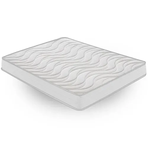 Matelas Mousse 120x190 CLEOLUX- Epaisseur 20 Cm - Réversible - Côté Été/hiver