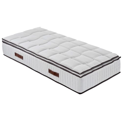 Matelas Mousse  70x190 Cm Royal - Accueil Mémoire De Forme - Epaisseur 24 Cm - Ferme