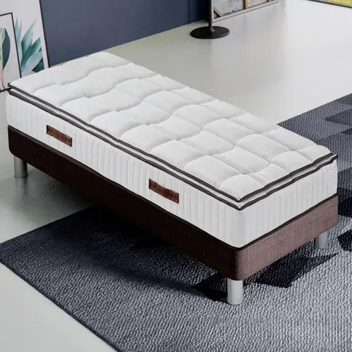 Matelas Mousse  70x200 Cm Royal - Accueil Mémoire De Forme - Epaisseur 24 Cm - Ferme