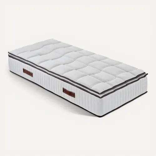 Matelas Mousse  70x200 Cm Royal - Accueil Mémoire De Forme - Epaisseur 24 Cm - Ferme