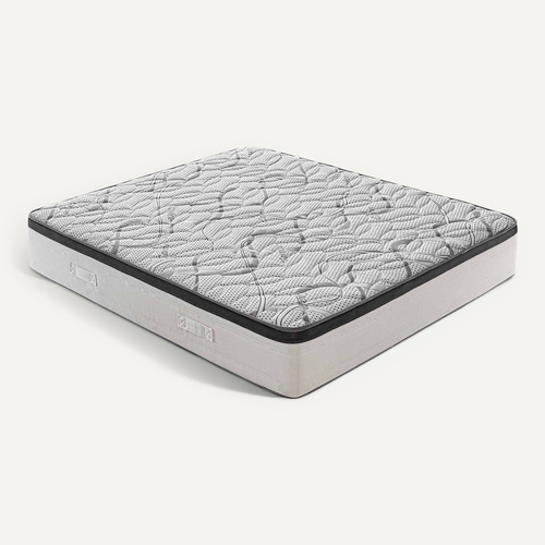 Matelas Mousse  140x190 Cm Deluxe - Epaisseur 15 Cm - Réversible - Côté Été/hiver