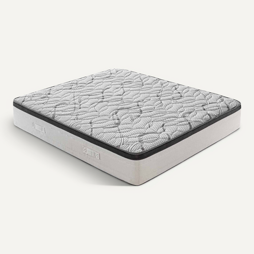 Matelas Mousse 140x190 Cm Deluxe - Epaisseur 20 Cm - Réversible - Côté Été/hiver