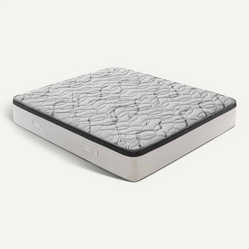 Matelas Mousse 180x200 Cm Deluxe - Epaisseur 20 Cm - Réversible - Côté Été/hiver
