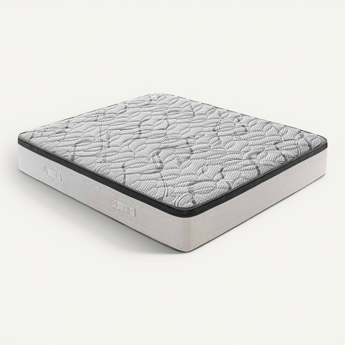 Matelas Mousse  120x190 Cm Deluxe - Epaisseur 25 Cm - Réversible - Côté Été/hiver