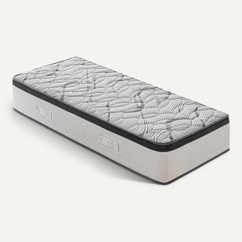 Matelas Mousse 70x190 Cm Deluxe - Epaisseur 30 Cm - Réversible - Côté Été/hiver