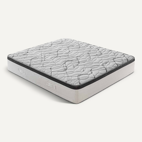 Matelas Mousse 160x190 Cm Deluxe - Epaisseur 30 Cm - Réversible - Côté Été/hiver