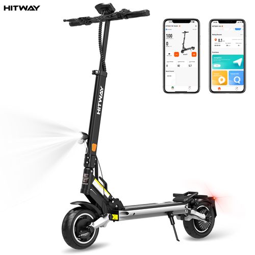 Trottinette Électrique Pliable - Pneus Gonflables 8,5" - App - Batterie 48v 15.6ah - Scooter H6