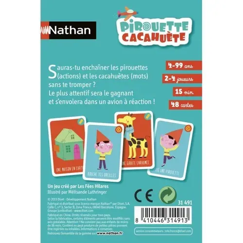 Jeu De Cartes - Pirouette Cacahuete