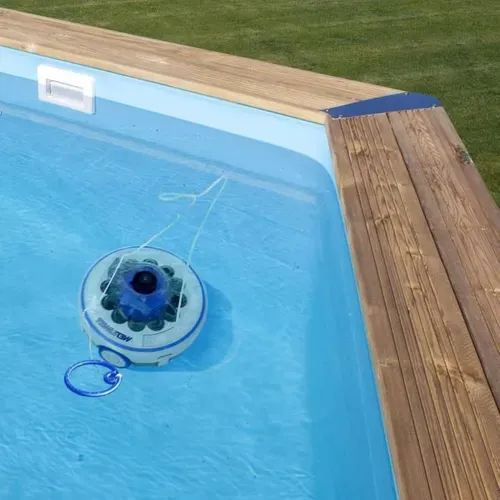 Robot De Piscine Rechargeable Pour Piscine Hors-sol Jusqu’à 7,30 M, 27 W