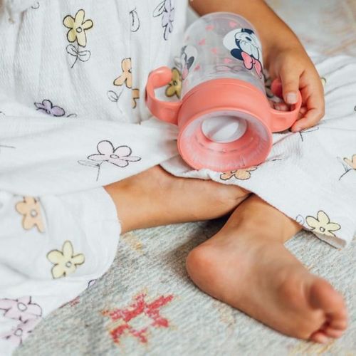 Tasse D'apprentissage 360° Minnie - 395 Ml, Anti-fuite, Ergonomique
