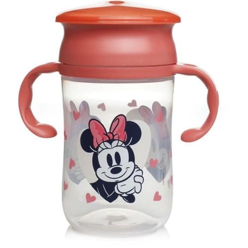 Tasse D'apprentissage 360° Minnie - 395 Ml, Anti-fuite, Ergonomique