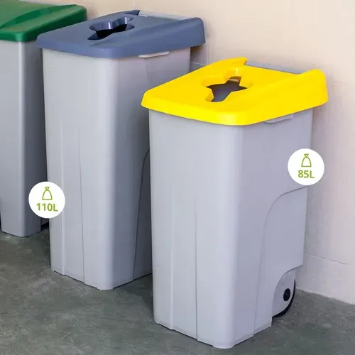 Conteneur Recyclage, 110 L, Rouge