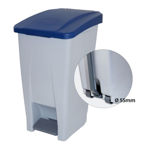 Conteneur Sélectif, 60 L, Bleu, Pead, Unique