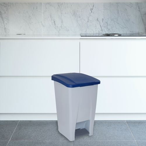 Conteneur Sélectif, 60 L, Bleu, Pead, Unique