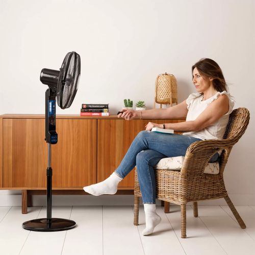 Ventilateur Sur Pied 40cm 45w Anti Moustiques Boreal Digital No Moskit