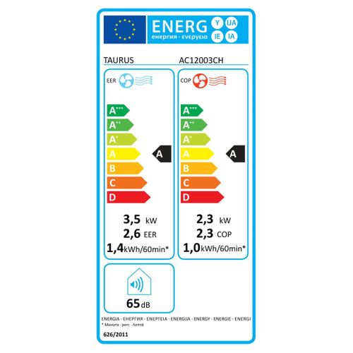 Climatiseur 12000 BTU - Ac12003ch