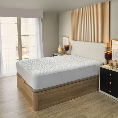 Protège-Matelas Imperméable 90x200cm - Drap-Housse Microfibre Velours De Coton Gris