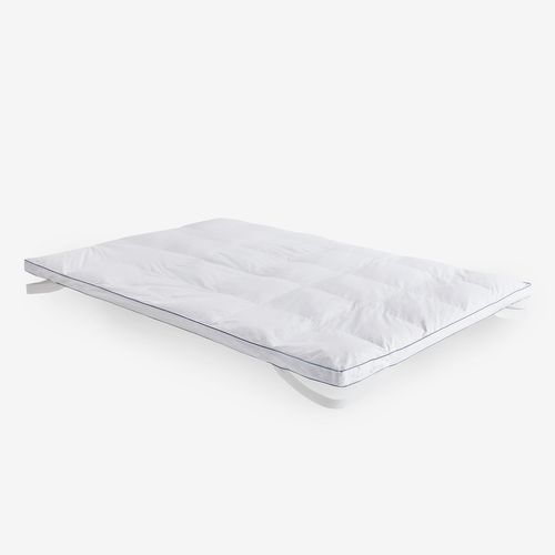 Surmatelas En Duvet Naturel 5 Cm Housse 100% Coton