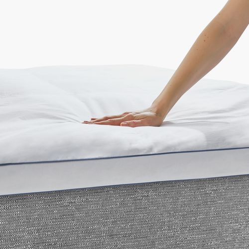 Surmatelas En Duvet Naturel 5 Cm Housse 100% Coton